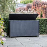 Kussenbox zwart wicker - thumbnail