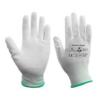 Quadrios ESD-handschoen Maat: S Polyamide, Polyurethaan - thumbnail