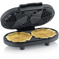 Severin WA 2118 Wafelijzer Controlelampje, Inklapbaar Zwart - thumbnail