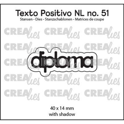 Crealies • texto positivo nl dies diploma