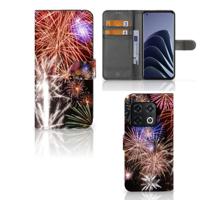 OnePlus 10 Pro | Wallet Case | met Pasjes | Vuurwerk - thumbnail