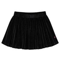 Kinderrokje geplooid 116 lurex zwart - thumbnail
