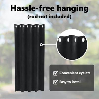 VidaXL Verduisterende gordijnen 2 pcs zwart 140 x 175 cm fluweel