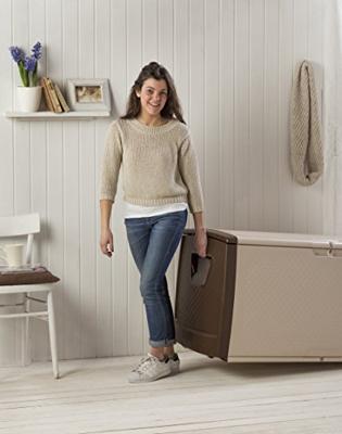 Bama Mettitutto Container 350L 122x56x63 cm Beige/Taupe