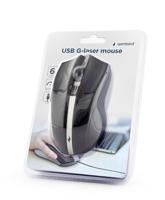 6-knops G-Laser muis, USB, zwart - thumbnail