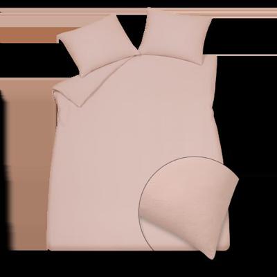 Vandyck Vandyck Dekbedovertrek PURE 66 cotton hemp sepia pink 1-persoons (140x200/220 )