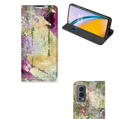 Bookcase OnePlus Nord 2 5G Letter Painting Bookcase OnePlus Nord 2 5G Letter Painting