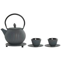 Theepot Home ESPRIT Turkoois Roestvrij staal Ijzer 850 ml - thumbnail