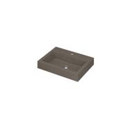 INK Momento Wastafel Quartz met 1 Kraangat - 600x450x90 mm - Quartz Beton - thumbnail