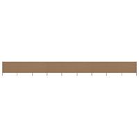 VidaXL Windscherm 9-panelen 1200x120 cm stof taupe - thumbnail
