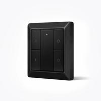 Draadloze Zigbee schakelaar van EcoDim - Geschikt voor 2 groepen - Zwarte kleur - thumbnail