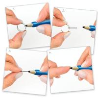 Staedtler Mars® Lumograph® digital jumbo Digitale pen Met drukgevoelige punt, Met precieze schrijfpunt, Gumknop Blauw - thumbnail