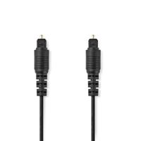 Optische Audiokabel | TosLink Male - TosLink Male | 5,0 m | Zwart - thumbnail