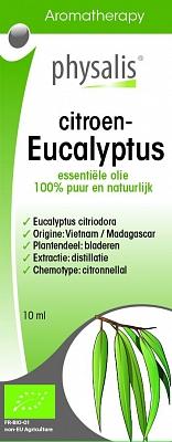 Physalis Citroen-Eucalyptus Olie 10ml Physalis Citroen-Eucalyptus Olie 10ml