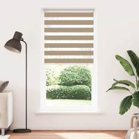 Zebra Blind 95x200 cm stofbreedte 90,9 cm polyester zandbruin - thumbnail