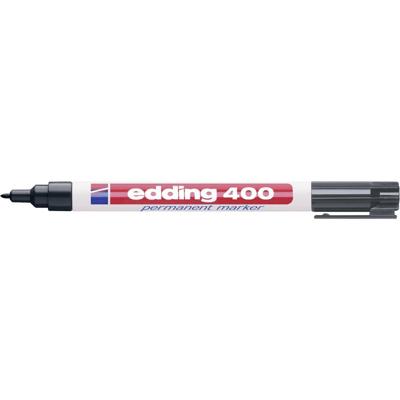 Edding Permanentmarker 4-400-1-1002 Permanent marker Rood Watervast: Ja