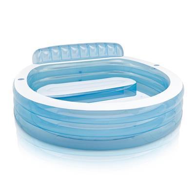 Intex Opblaasbaar zwembad met bankje