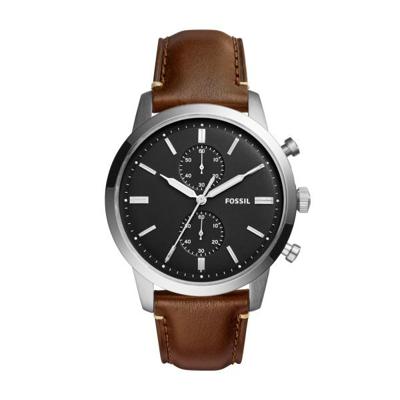 Horlogeband Fossil FS5280 / Townsmen Leder Bruin 22mm
