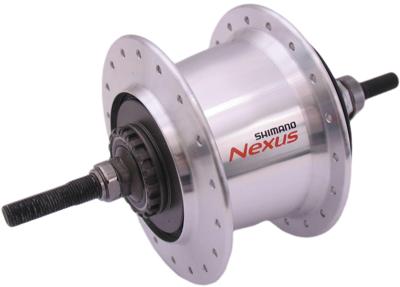 Shimano versnellingsnaaf 7 speed nexus 7 sg-c3001 voor rollerbrakes / velgrem 36 gaats zilver Shimano versnellingsnaaf 7 speed nexus 7 sg-c3001 voor rollerbrakes / velgrem 36 gaats zilver