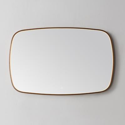 Spiegel Sanilux Celia 100x65 cm Met LED-verlichting Dimbaar Incl. Spiegelverwarming Brons