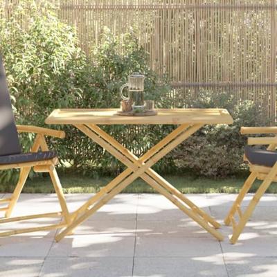 Tuintafel inklapbaar 110x55x75 cm bamboe Tuintafel inklapbaar 110x55x75 cm bamboe