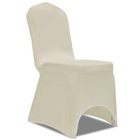 VidaXL Hoes voor stoelen 50 stuks (creme) - thumbnail