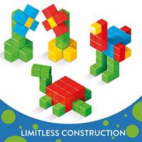 Geomag constructieset Magicube Green Line junior 64 delig - thumbnail