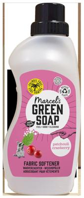 Marcel's Green Soap Wasverzachter - patchouli & cranberry - 750 ml Marcel's Green Soap Wasverzachter - patchouli & cranberry - 750 ml
