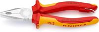 Knipex Kombitang geïsoleerd | Meercomponenten-omhullingen | VDE-gekeurd | Geïntegreerde openingsveer - 03 06 180 T BK - thumbnail