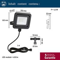Paulmann 94585 Bimea Park + Light carportverlichtingssysteem Warmwit Zwart - thumbnail