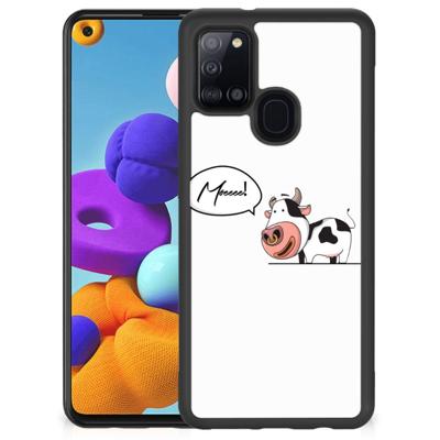 Samsung Galaxy A21s | Bumper Hoesje | Cow
