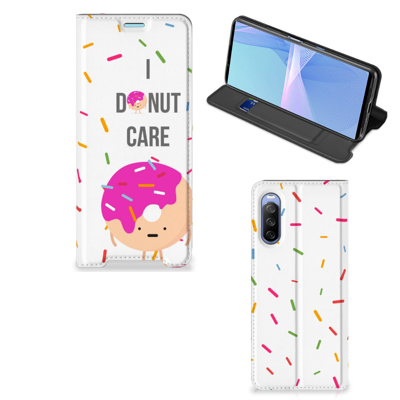 Sony Xperia 10 III | Flip Style Cover | Donut Roze Sony Xperia 10 III | Flip Style Cover | Donut Roze