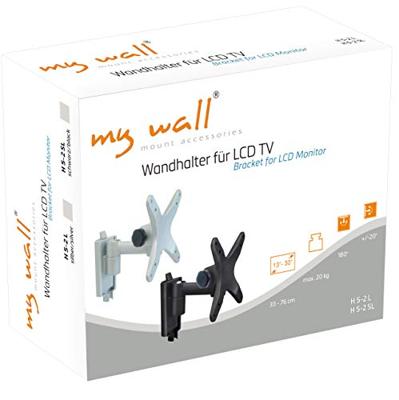 My Wall H5-2SL TV-beugel Geïntegreerde waterpas 33,3 cm (13,1) - 76,2 cm (30) Uittrekbaar, Draaibaar, Kantelbaar, Zwenkbaar