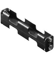 Batterijhouder, 4 x Mignon 'AA' met drukknopaansluiting - thumbnail