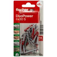 Fischer 534997 DuoPower 6 x 30 S K NV Deuvelset 30 mm 6 mm 1 set(s) - thumbnail