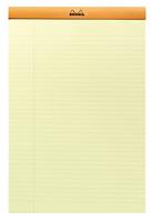 Schrijfblok Rhodia A4 lijn 80 vel 80gr geel | 5 stuks - thumbnail