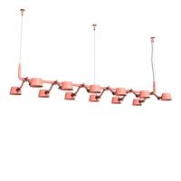 Tonone Bolt 12-pack Pendant Hanglamp - Roze - thumbnail