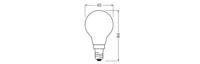 OSRAM HOMELIGHTING 4099854466984 LED-lamp Energielabel D (A - G) E14 1.8 W Koudwit (Ø x h) 45.00 mm x 45.00 mm 1 stuk(s) - thumbnail