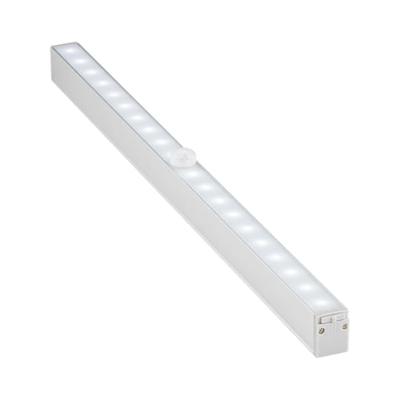 Kastverlichting met bewegingssensor en schemersensor - Keukenverlichting - Trapverlichting - 20 LEDs - 6500K koud wit - Op batterij - Inclusief montage materiaal - thumbnail