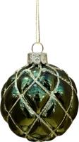 Kerstbal ruiten Dennengroen 8 cm Uniplant - Uniplant - thumbnail