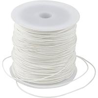 Creativ Company Polyester koord wit 1 mm, 50m - thumbnail