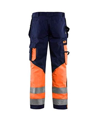 Blåkläder Werkbroek High-Vis 15291860 | Marineblauw/Oranje | Maat 60 - 7330509353653 Blåkläder Werkbroek High-Vis 15291860 | Marineblauw/Oranje | Maat 60 - 7330509353653