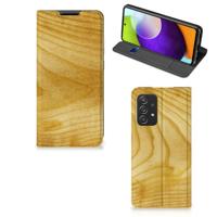 Samsung Galaxy A52 Book | Wallet Case | Licht Hout - thumbnail
