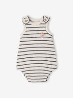 Babyrompertje zonder mouwen ecru - thumbnail