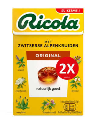 Ricola Keelpastilles Original Suikervrij