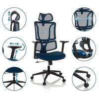 MyBuero Bureaustoel Ergomy (Blauw) - thumbnail