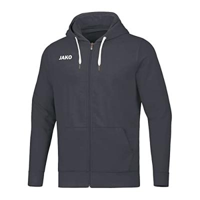 JAKO 6865K Jas Met Kap Base Kids - Antraciet - 152