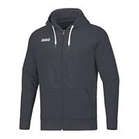 JAKO 6865K Jas Met Kap Base Kids - Antraciet - 152 - thumbnail