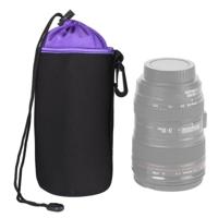 SLR camera lens tas micro één lens zak lens innerlijke gal tas waterdichte beschermhoes plus fluweel verdikking diameter: 10cm hoogte: 18cm (paars - thumbnail
