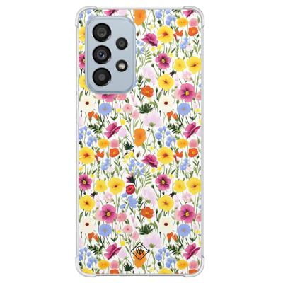 Samsung Galaxy A53 shockproof hoesje - Happy flora Samsung Galaxy A53 shockproof hoesje - Happy flora